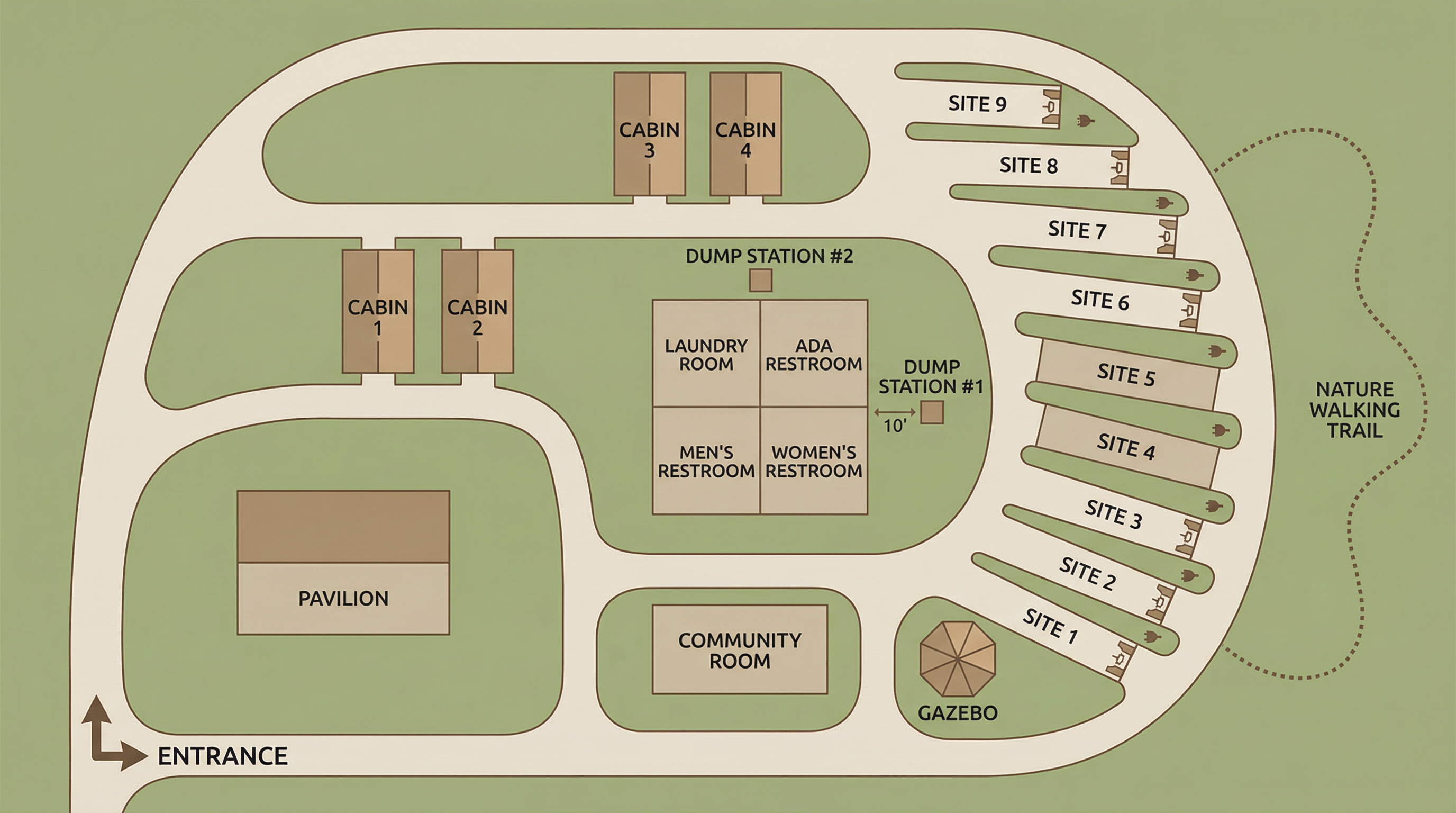 Three Springs RV Park Map